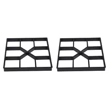 2pcs Cement Brick Cement Paver Paving Sidewalk Pavement Paving Moulds