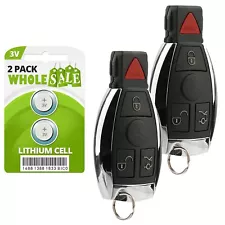 2 Replacement For 2007 2008 2009 2010 2011 Mercedes Benz S550 Key Fob Remote (For: 2008 Mercedes-Benz S550)