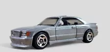 1989 MERCEDES BENZ 560 SEC AMG Diorama Collectible DieCast Model Car 1:64 LOOSE