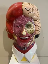 McDonald’s Ronald McDonald Original Bust, The Visible Ronald Anatomy, Sculpture