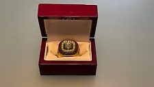 CASED Larry Czonka 1972 REPLICA Super Bowl Ring - Dolphins Undefeated Season!