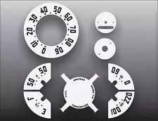 White Face Gauges for 1947-1953 GMC Pickup Truck (For: 1953 GMC)