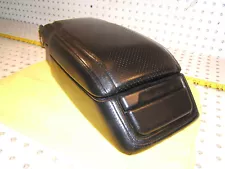 Mercedes 95-96 W140 S600 C140 AMG V12 BLACK LEATHER stitched Center 1 Console,T4 (For: 1996 Mercedes-Benz S600)