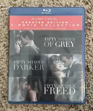 Fifty Shades Of Grey 3 Trilogy Movie Collection DVD Theatrical Version NEW USA