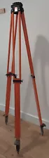 Keuffel & Esser K&E Surveyor Transit Tripod, 78 0030, 2-1/2 x 8