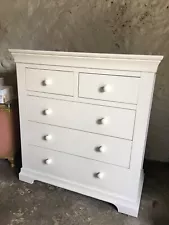 Fire Sale: white 5 drawer chest of drawers from Cotswolds Company