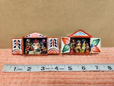 Nicario Jiménez Peruvian Nativity Retablo (2) Handmade Folk Art Peru SIGNED