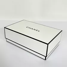 Authentic CHANEL Small/Medium Rectangular Empty Gift Storage Box 8.5"x5.5"x3”