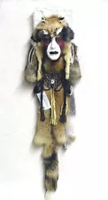 Native American COMANCHE WARRIOR SPIRIT MASK , Handmade, Creek Indian La Ne Ayo