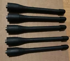 Lot of 5 Motorola VHF SMA Whip Antenna 4.75 inch for Radio or Walkie Talkie UHF