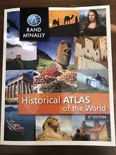 Historical Atlas of the World by Rand McNally (2015, Trade Paperback)