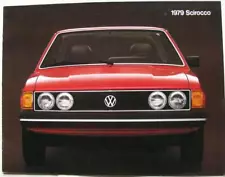 VOLKSWAGEN Scirocco Car Sales Brochure 1979 #63 53 96020 USA Print