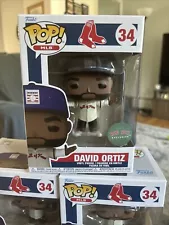 ⚾️ DAVID ORTIZ Funko Pop Boston Red Sox SGA Hall OF Fame MIB 9/9 ð¥ Fenway Promo