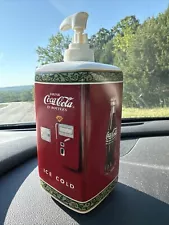 Coca Cola Soap Lotion Dispenser, Vintage Bottle 10 Cent Ice Cold Vending Machine