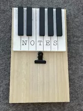 Baby Grand Baldwin Sharp PIANO Keys Notes Wall Plaque Art Note Holder ❤️ct39j2