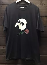 Vintage RARE Musical 80’s Original Print T-shirt Phantom Of The Opera Sz XL (10)