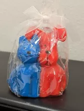 VTG Petco Red Dog Blue Cat Fundraiser Candle. NEW! ORIG PKG!