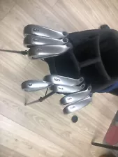 used callaway Big Bertha steelhead x-14 irons golf clubs 3-9 + P for sale