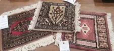 Vintage Original 1x1 Pakistan Hand Knotted Woolen Carpet Rugs