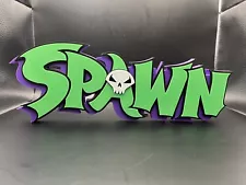 Spawn Logo Sign Display | 3D Wall Desk Shelf Art