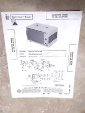 SILVERTONE 238 TUBE AMPLIFIER Schematic Parts Locator SAMS PHOTOFACTS 486/24