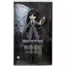 Monster High Wednesday Adams Collectible Doll in Nevermore Academy Uniform