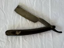 Antique Straight Razor Jonathan Crookes for Barber's Use