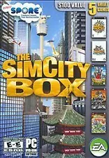 NEW SEALED ð Sim City Box 4 Game BONUS Sim Safari Classic Copter FREE SHIPPING