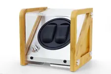 Double Automatic 2 Watch Winder rotating display box Tourbillon Winders NEW!