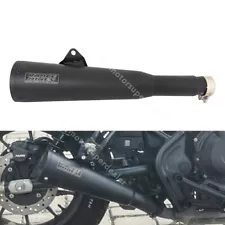 Slip for Honda CM500 Rebel 500 300 2017-2023 Black Exhaust Replace Stock Muffler (For: 2017 Honda Rebel 500)