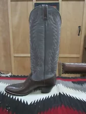 Vintage Dan Post Custom Cowgirl Lizard Boots NIB 9A Women's Original Owner