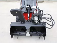 WINTER Snow Blower mini skid steer loader attachments for TYPHON STOMP SKIDSTEER