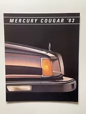 1983 Mercury Cougar Car *Original Sales Brochure* (15 Color Pages)