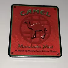 Vintage Camel Mandarin Mint Cigarette Tin Empty - Limited Special Blend