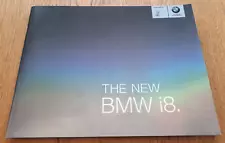 BMW i8 car sales brochure from UK, 2013, thick prestige catalogue