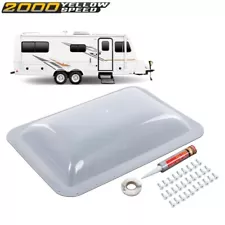 RV Skylight Cover Exterior Semi-Transparent For Camper Food Truck 17.8" X 25.8"