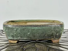 NEW Rectangular Bonsai Pot By Sara Rayner - 6.25 By 5”