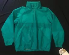 Vintage Current Seen 90s Windbreaker Jacket Green NWT Sz L Woman/Men