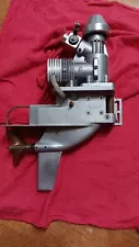 Vintage KB Outboard 7.5 & Lower Unit RC Boat K&B Gas Engine Motor With Prop