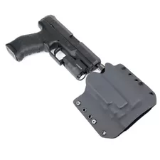 OWB Kydex Holster for Hanguns with INFORCE APLc - MATTE BLACK