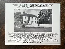 Crocker Hill House - Boxgrove - West Sussex For Sale - 1959 Press Cutting r399