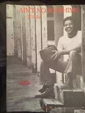 Ain't No Sunshine Words And Music Bill Withers Sheet Music New Old Stock 1971