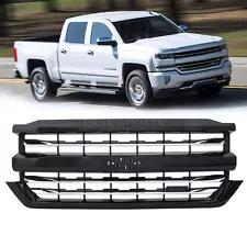 Z71 Style Front Bumper Grille Grill For 2016-2018 Chevrolet Silverado 1500 (For: 2018 Chevrolet Silverado 1500)