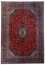 12' x 17' Red Iraan CLASSIC Traditional Signed Kashaan Rug 81255