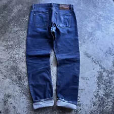 Naked & Famous Weird Guy Candy Twisted Selvedge Denim Jeans Mens Sz 34x32