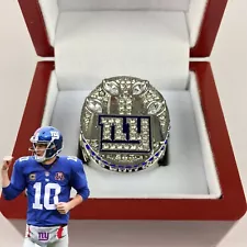 Eli Manning New York Giants Super Bowl Ring with Box