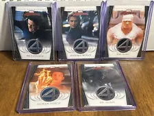 Marvel Masterpiece 2008 Fantastic Four Costume Chase Card set