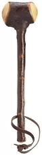 Harvy Canes Natural Blackthorn Irish Shillelagh Stick with Leather Loop