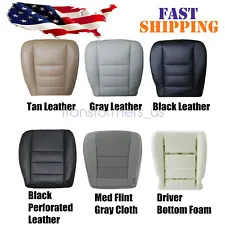 For 2002-2007 Ford F250 F350 Super Duty Lariat Front Bottom Leather Seat Cover