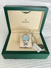 Rolex Oyster Perpetual 31 NEW 2024 277200 Smooth Tiffany Blue Turquoise Dial